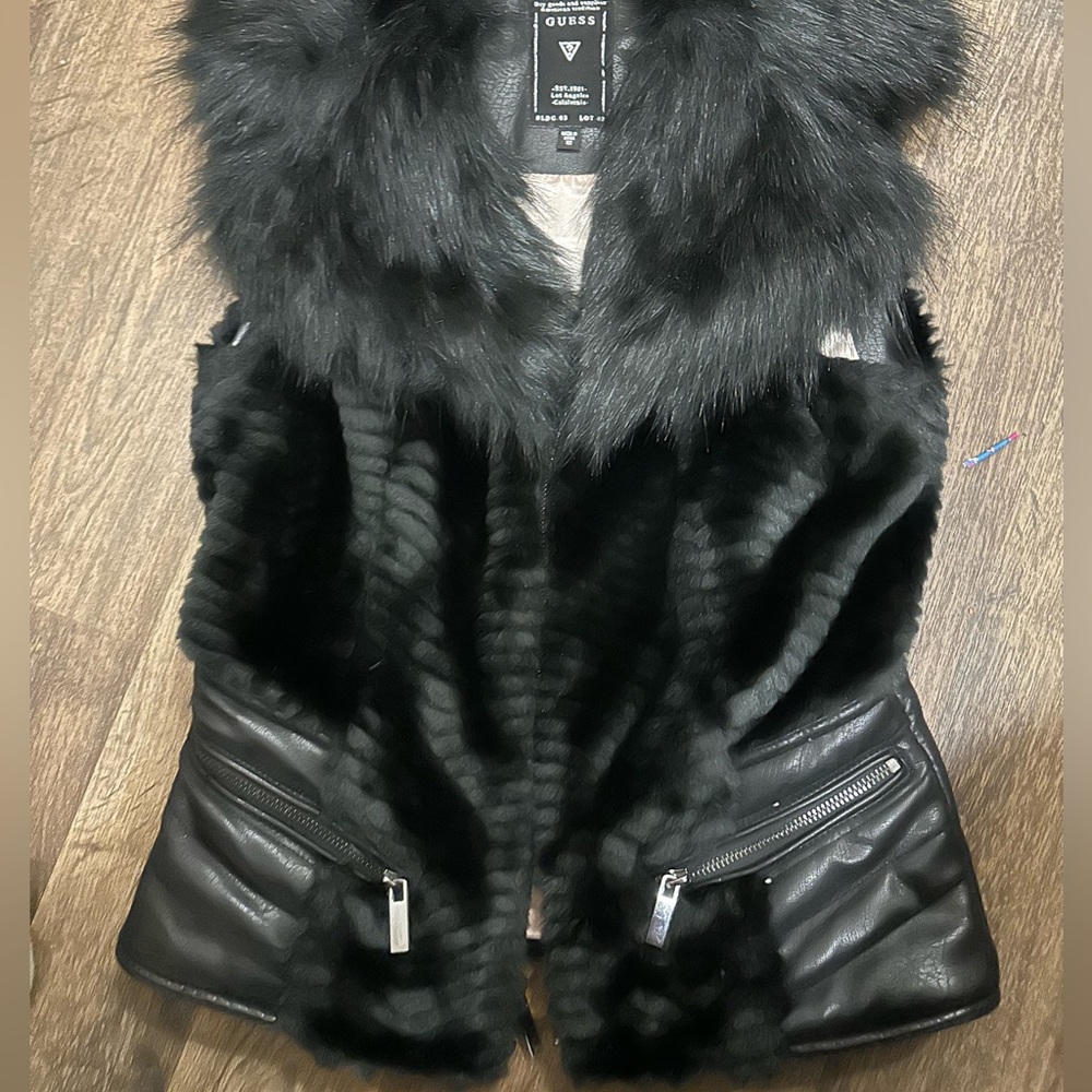 Guess XS fur vest